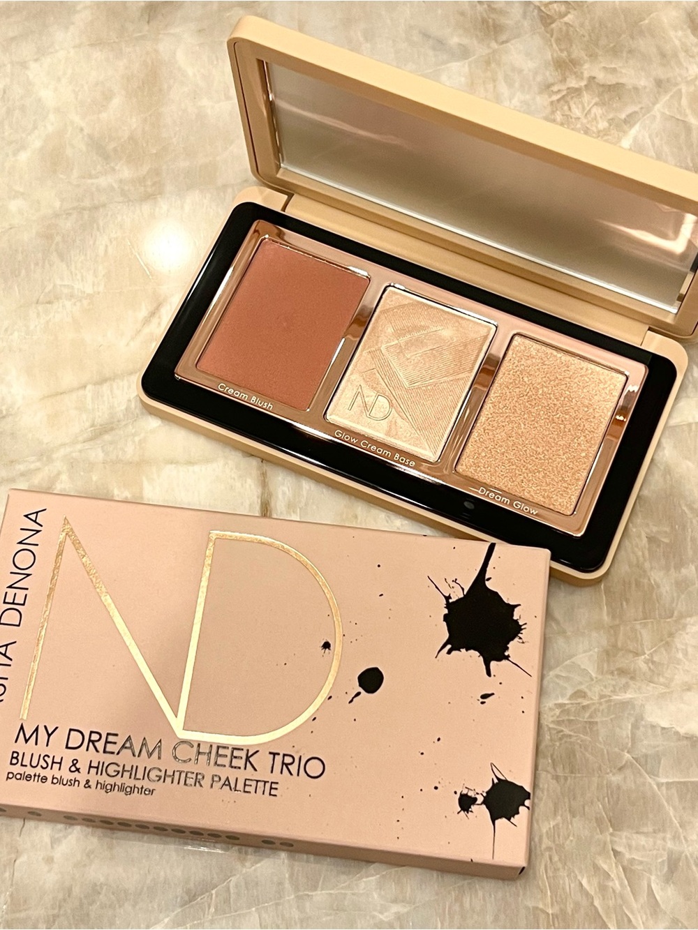 Natasha Denona My Dream Cheek Trio Blush & Highlighter Palette